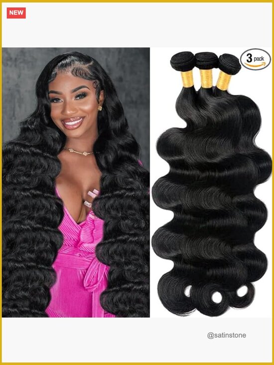 12A 100% Unprocessed Brazilian Virgin Human Hair Body Wave Bundles 18 20 22 main image 6